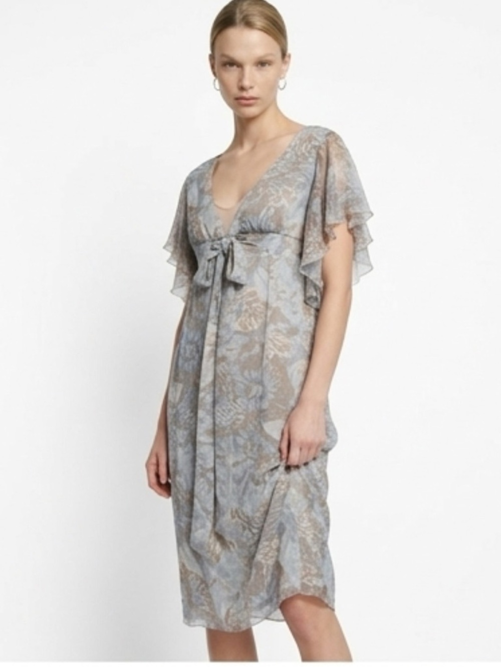 NWT Valentino  vintage silk bow dress
